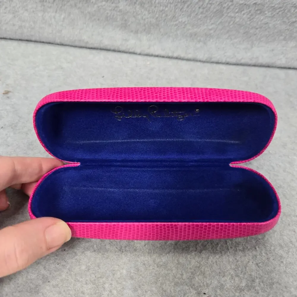 Lilly Pulitzer Pink Eye Glasses Case